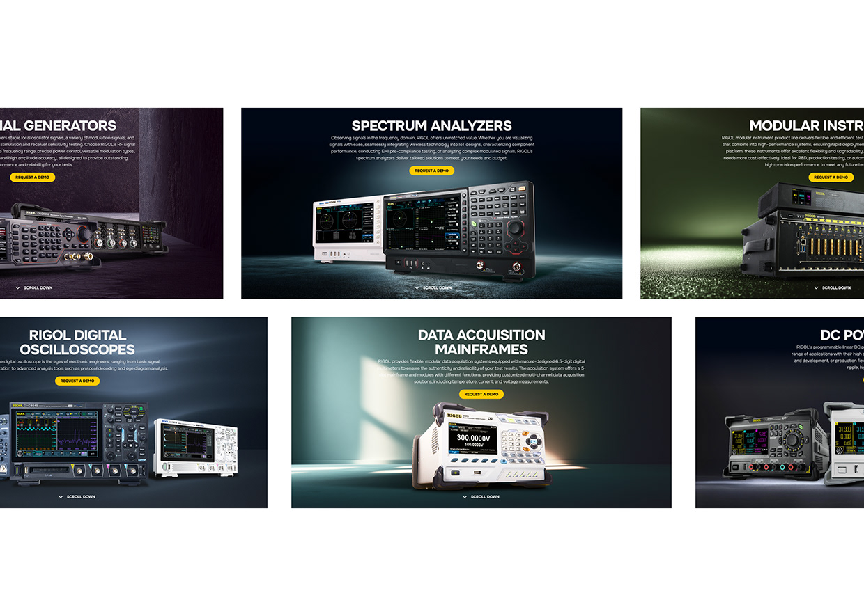 Website Redesign for Electronics Manufacturer - RIGOL Image 8