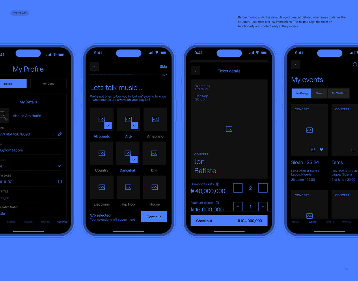 Mobile App UX/UI Concept – Ticket Booking App Design Image 5