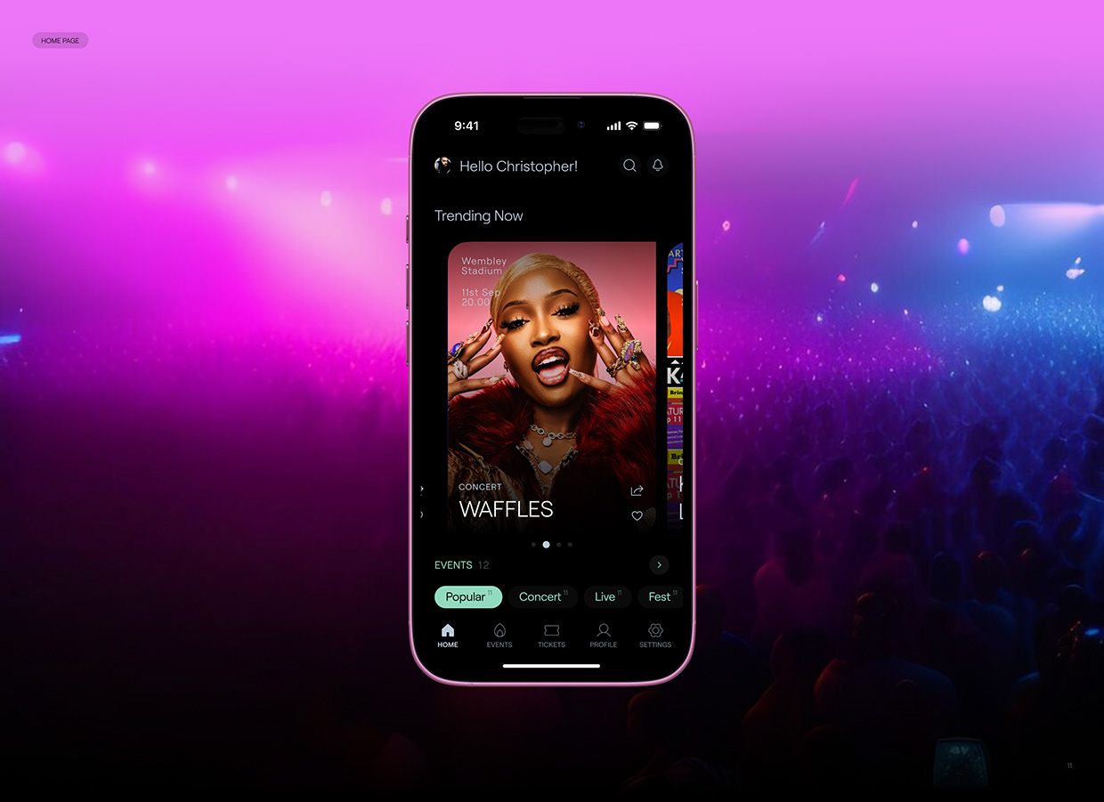 Mobile App UX/UI Concept – Ticket Booking App Design Image 8