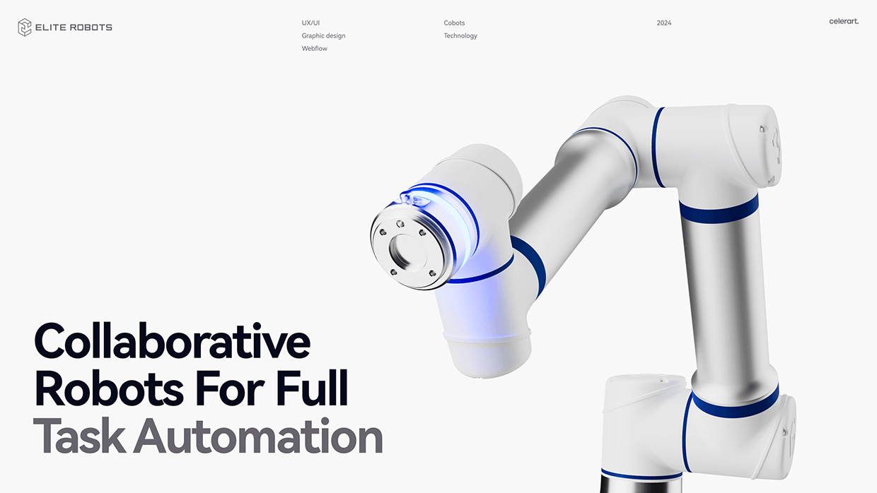 Corporate Website Design (Webflow) for Robotics Company
