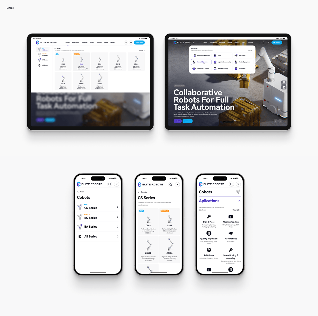 Corporate Website Design (Webflow) for Robotics Company Image 5