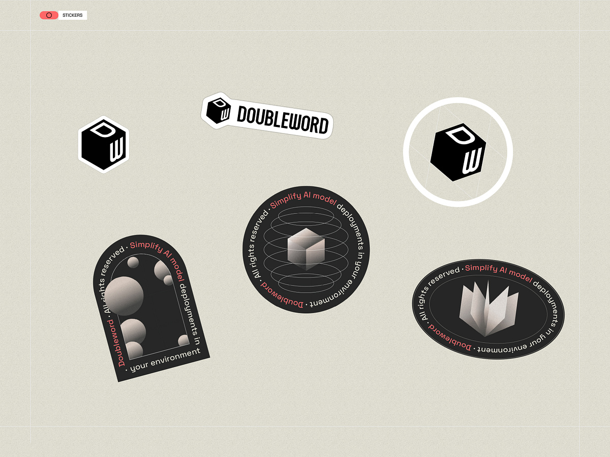 Graphics & stickers - AI SaaS Website | Doubleword