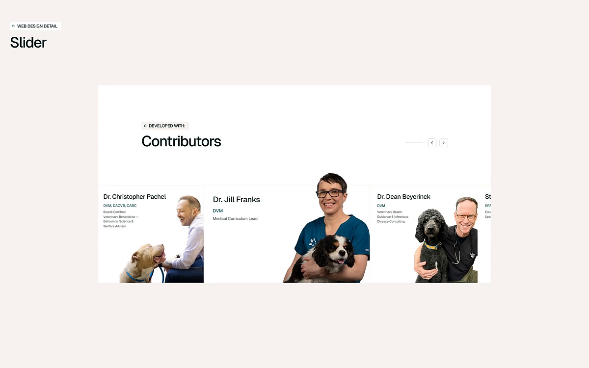Dog Care Slider & Website | InstinctIQ Image 0
