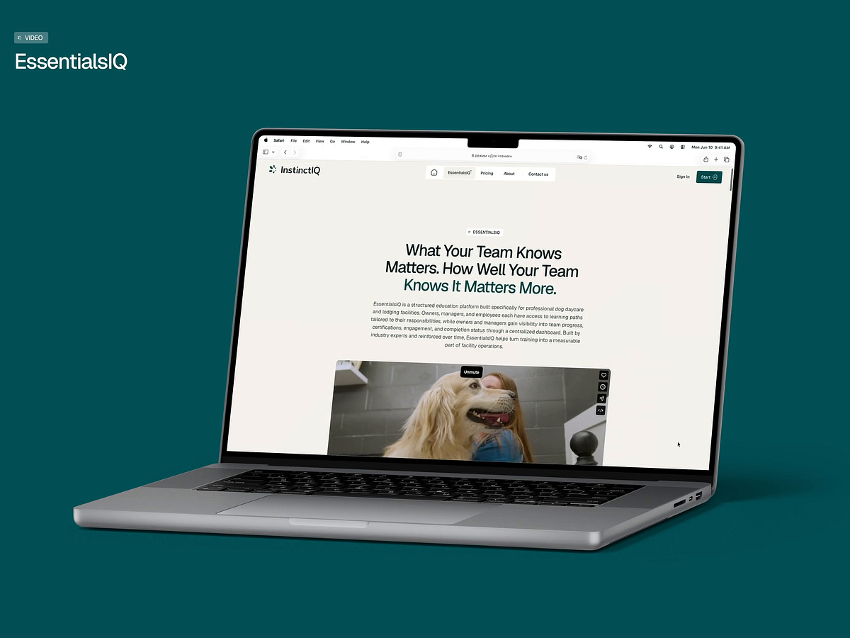Dog Care Products & Webflow Website | InstinctIQ Image 0