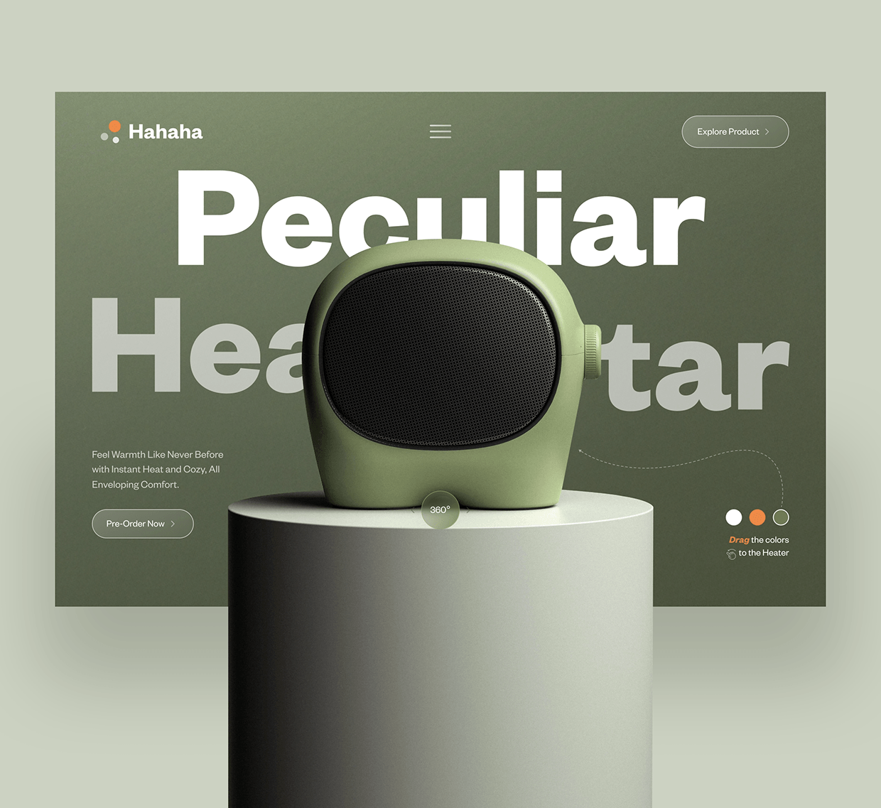 Hahaha - Home Smart Heater Website Design Image 2