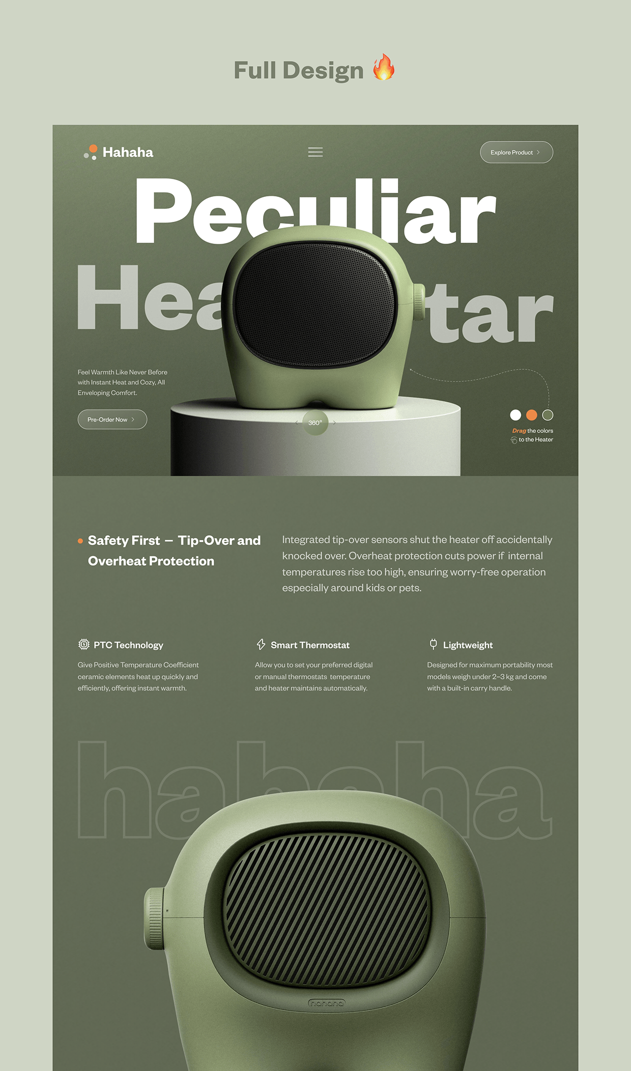 Hahaha - Home Smart Heater Website Design Image 5