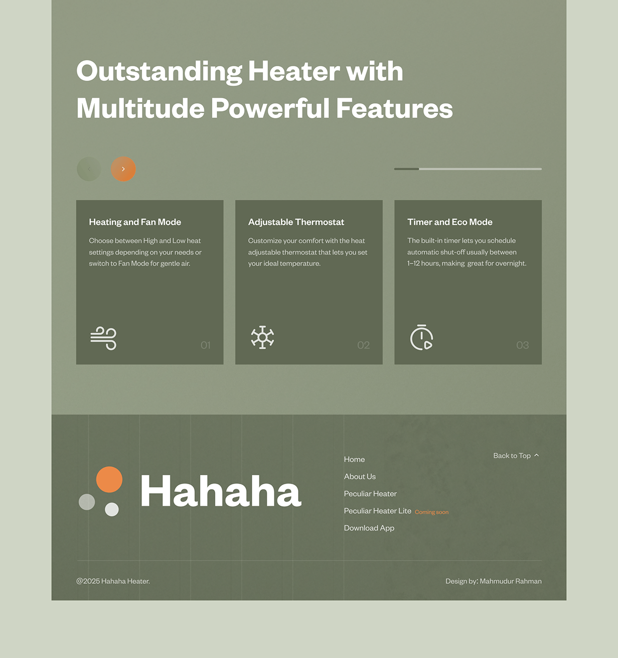 Hahaha - Home Smart Heater Website Design Image 7