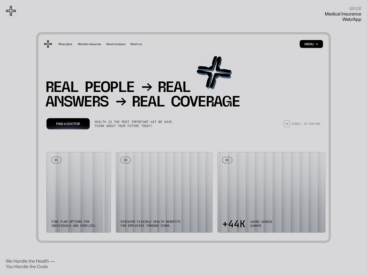 Onyx — Website Design for Medical Insurance
