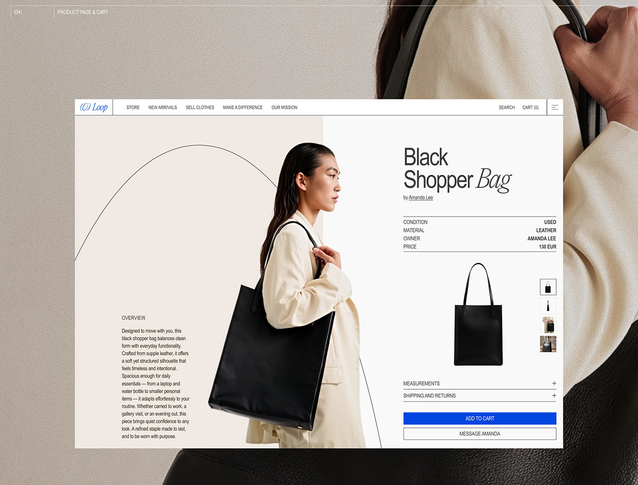 LOOP — Fashion E-commerce, Branding & Web Design Image 14