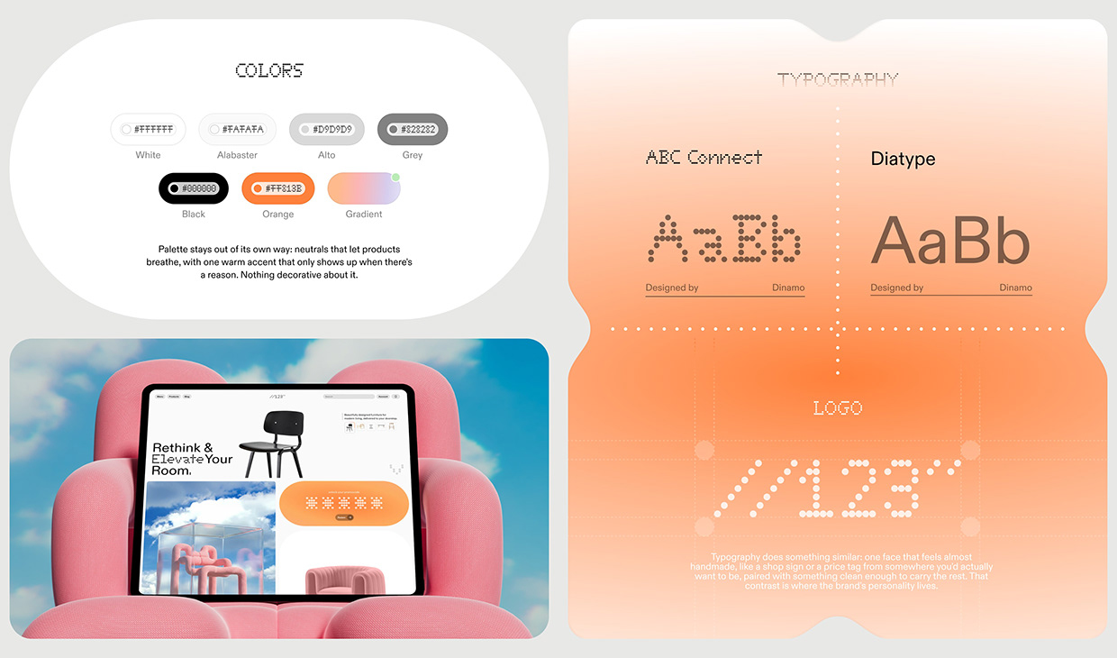 //123" — Furniture E-commerce UX/UI & Branding Design Image 8