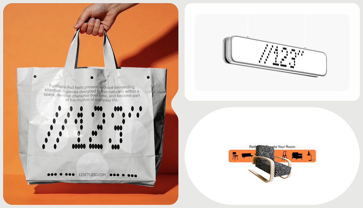 //123" — Furniture E-commerce UX/UI & Branding Design Image 11