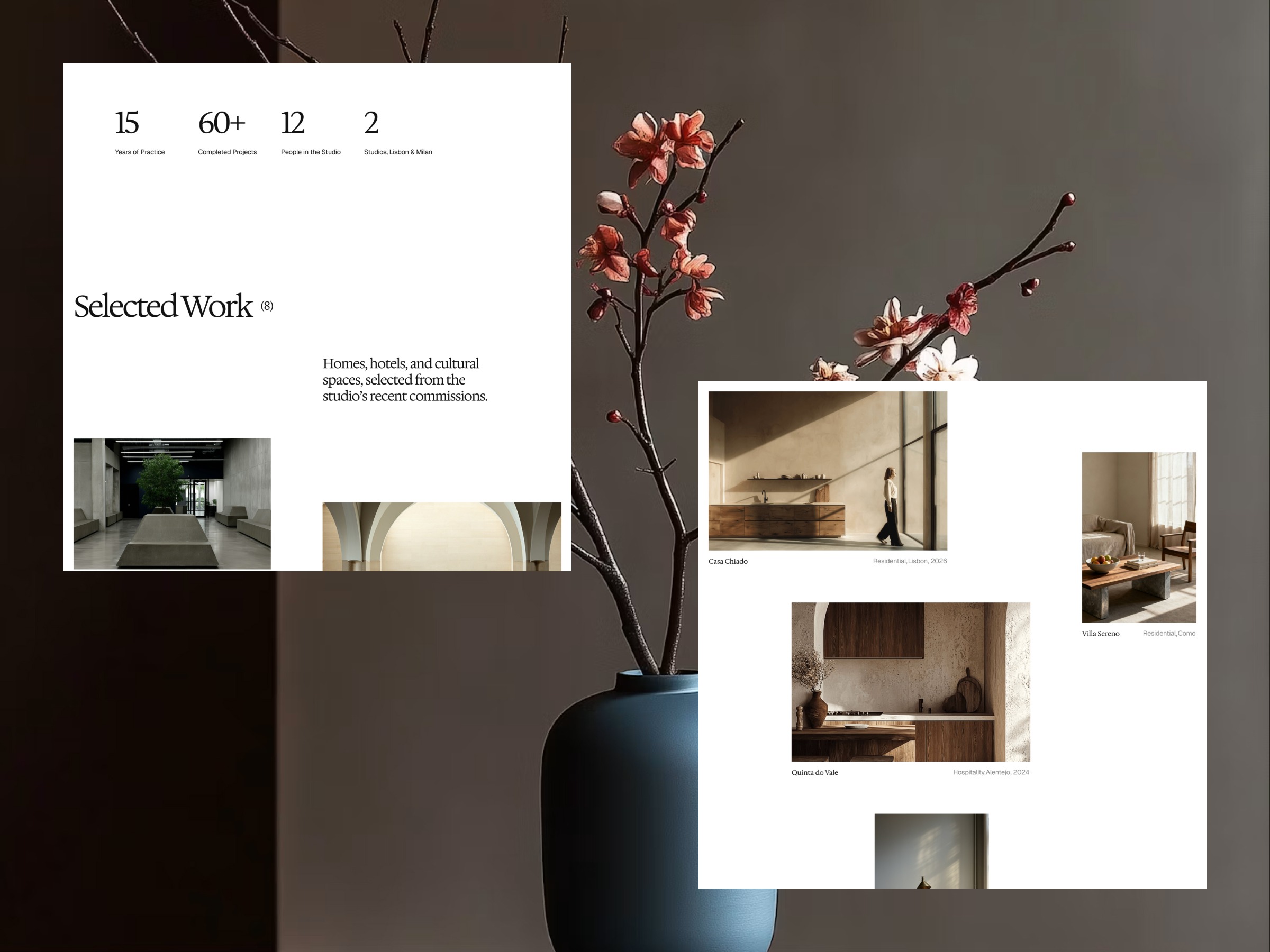 Pietra: Interior Design Studio Template by madebrux Image 0