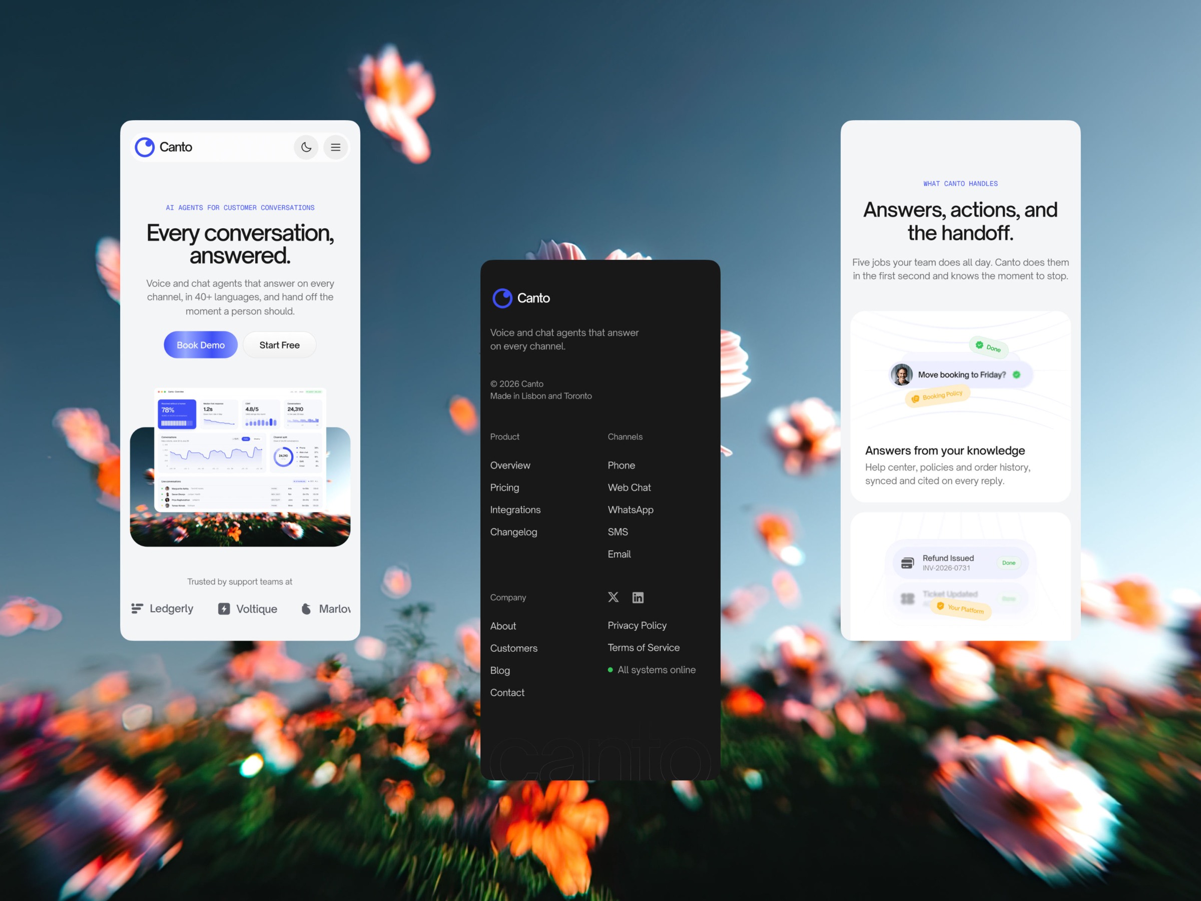 CantoAI: AI SaaS & Agent Template + Skills Image 1