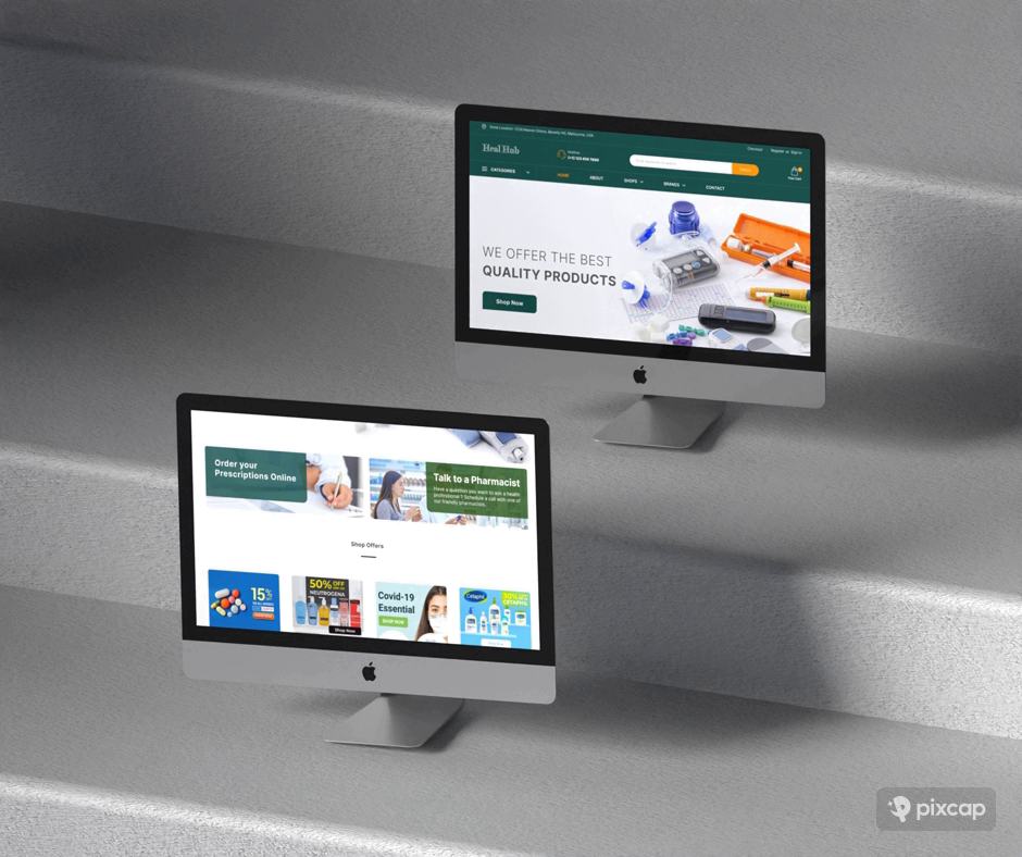 HealHub – Modern Pharmacy eCommerce Website UI Design Image 8