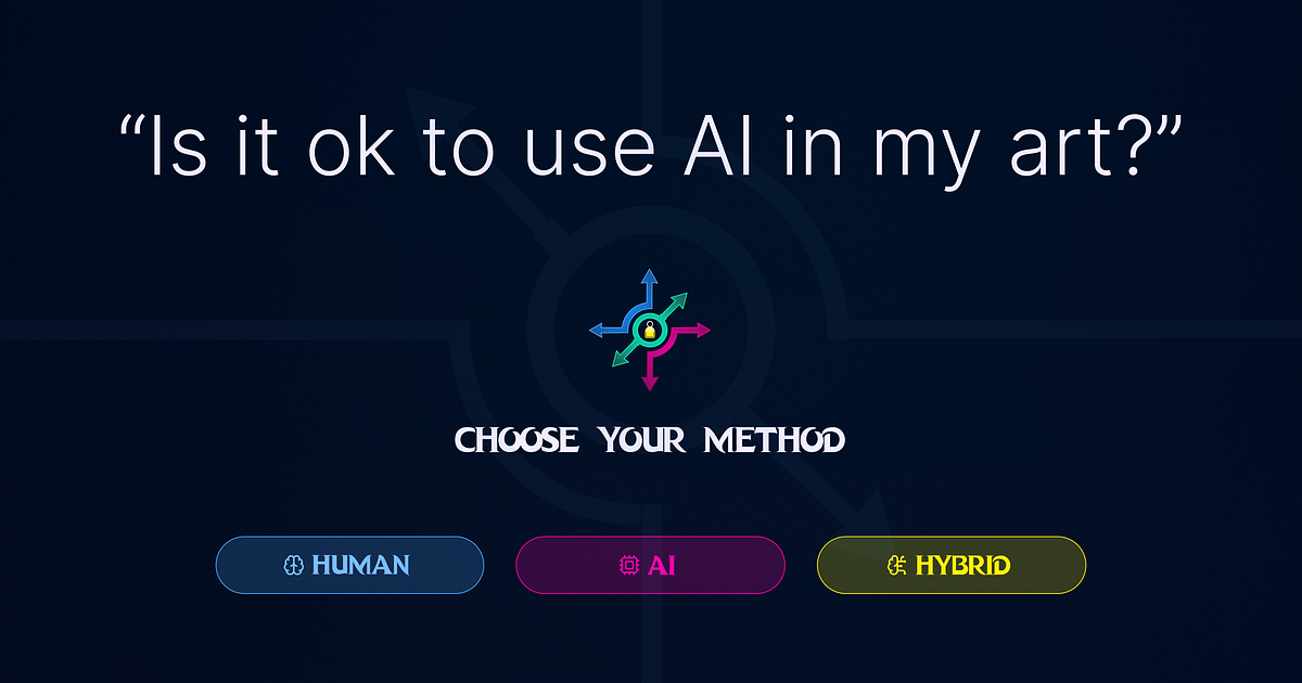 “Is it okay to use AI in my art?” | Medium