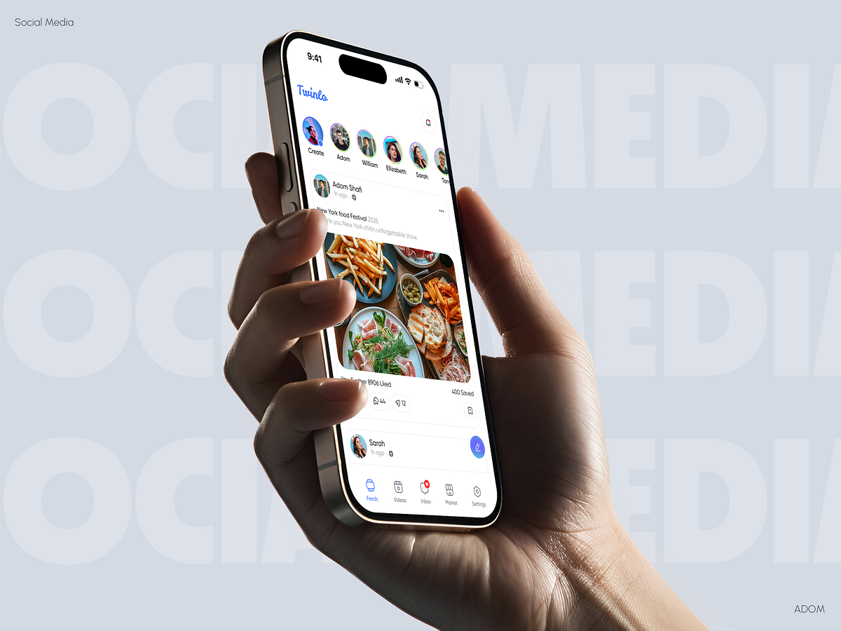 Social Media App Design