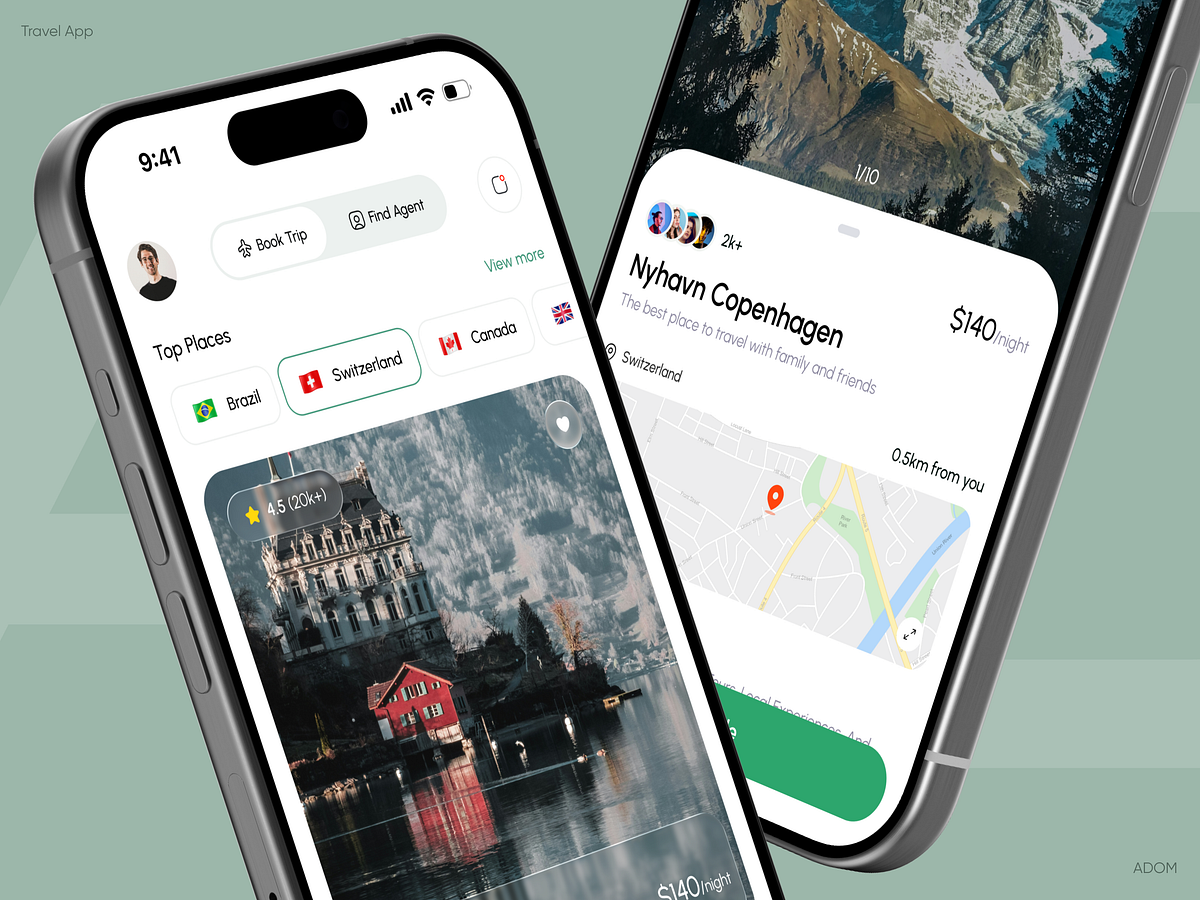 Travel App Design