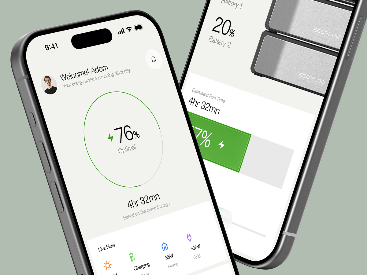 Smart Energy Tracking & Solar Control App