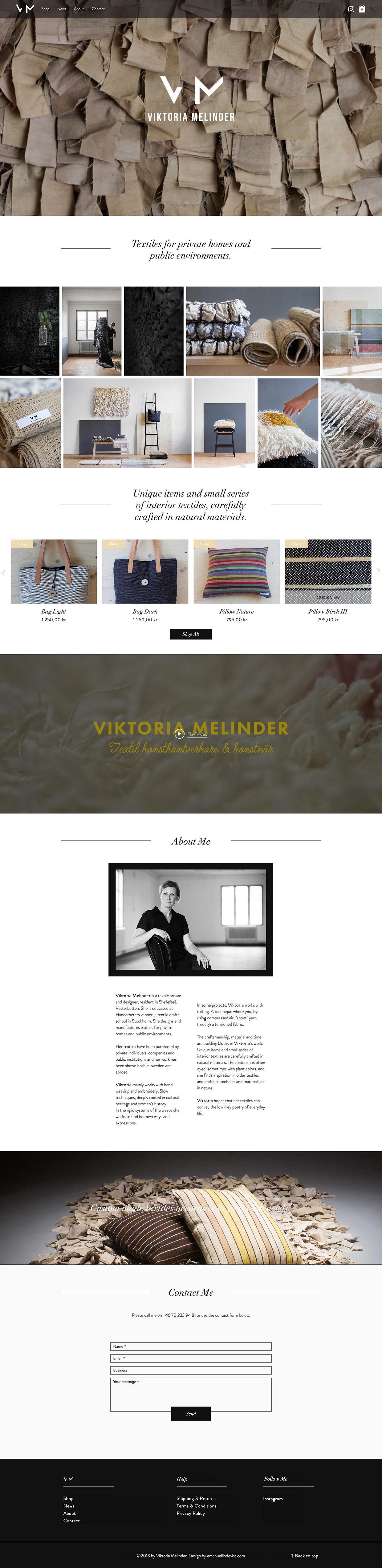 Viktoria Melinder - Identity & Website Image 4