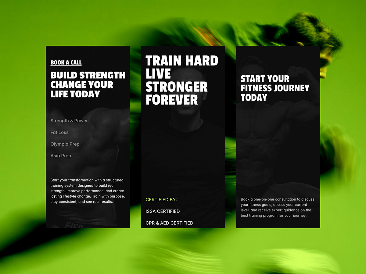 Flexon - Fitness Coach Modern Website Image 2