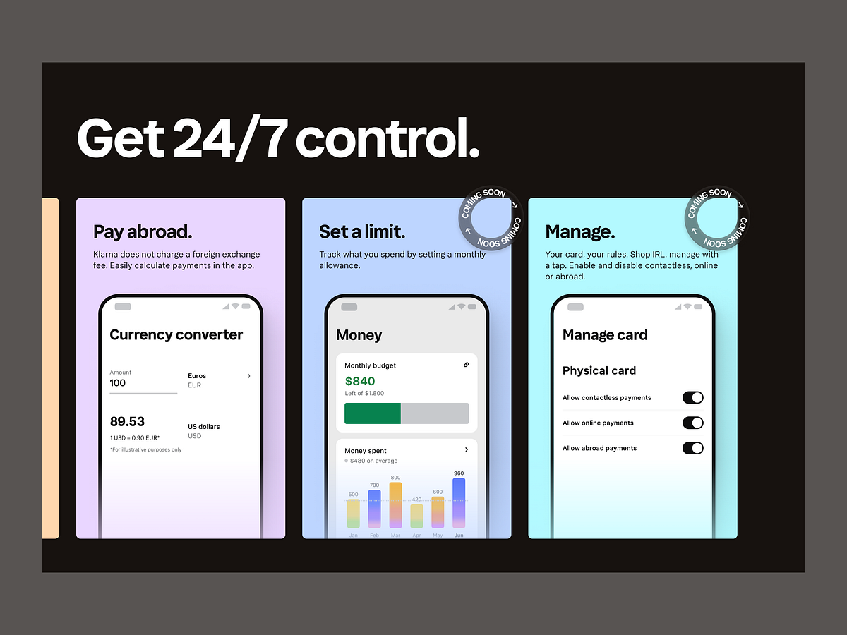 Klarna Card Landing Page Image 3