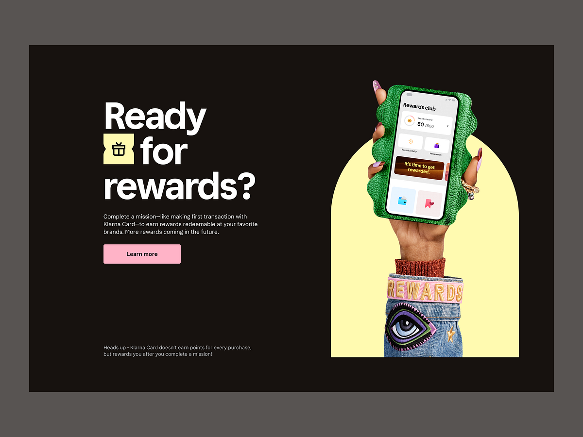 Klarna Card Landing Page Image 6