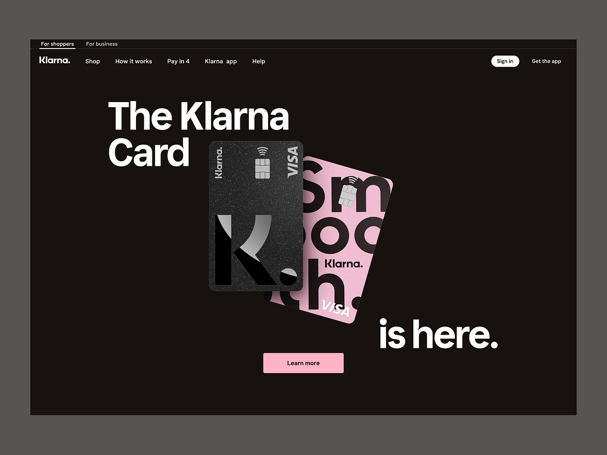 Klarna Card Landing Page Image 8
