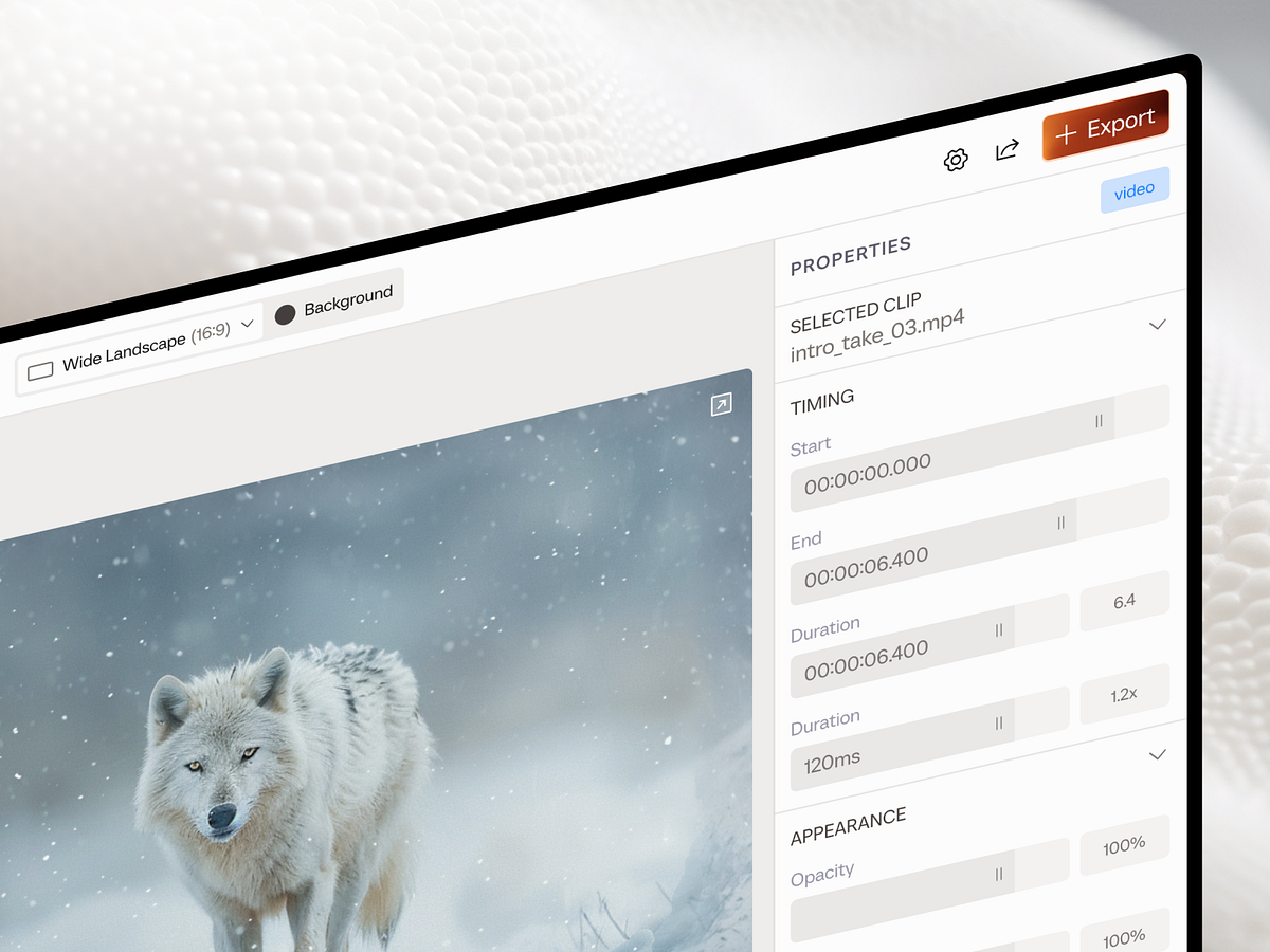 Directr - AI Video Editor Dashboard UI/UX Design | SaaS Web App Image 2