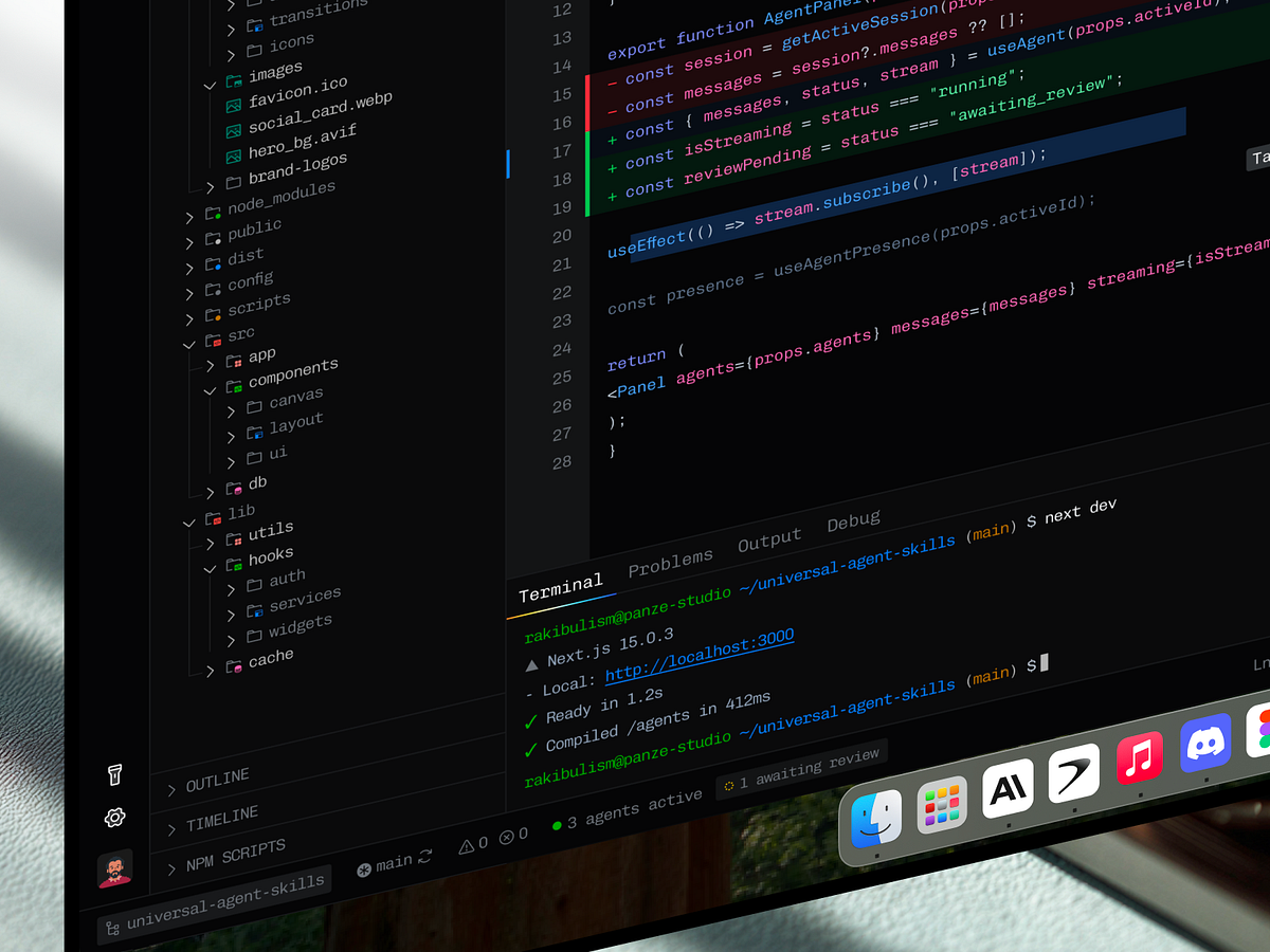 Kern - Agentic IDE & AI Code Editor UI/UX Design | Dev Tool OPS Image 3