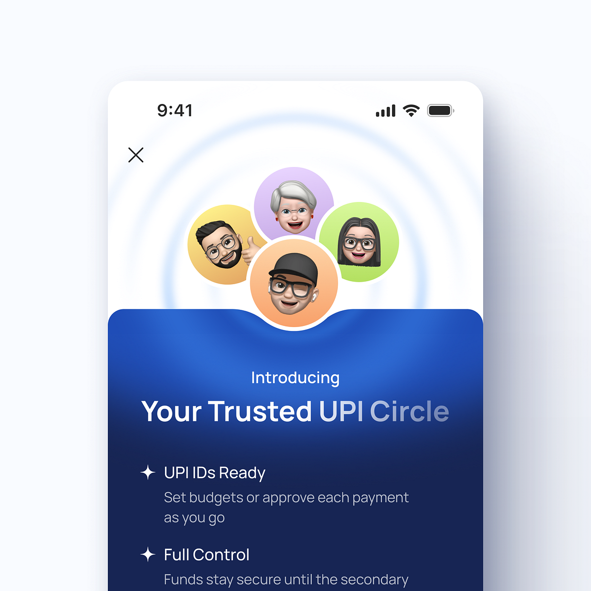 UPI Circle Feature Welcome