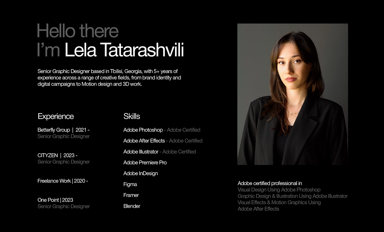 PORTFOLIO | 2026 Image 1