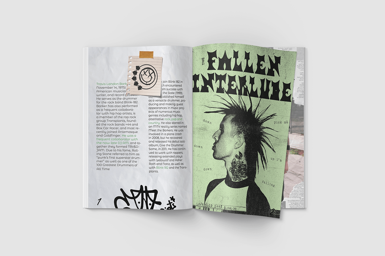 Punk Rock Magazine design Image 4
