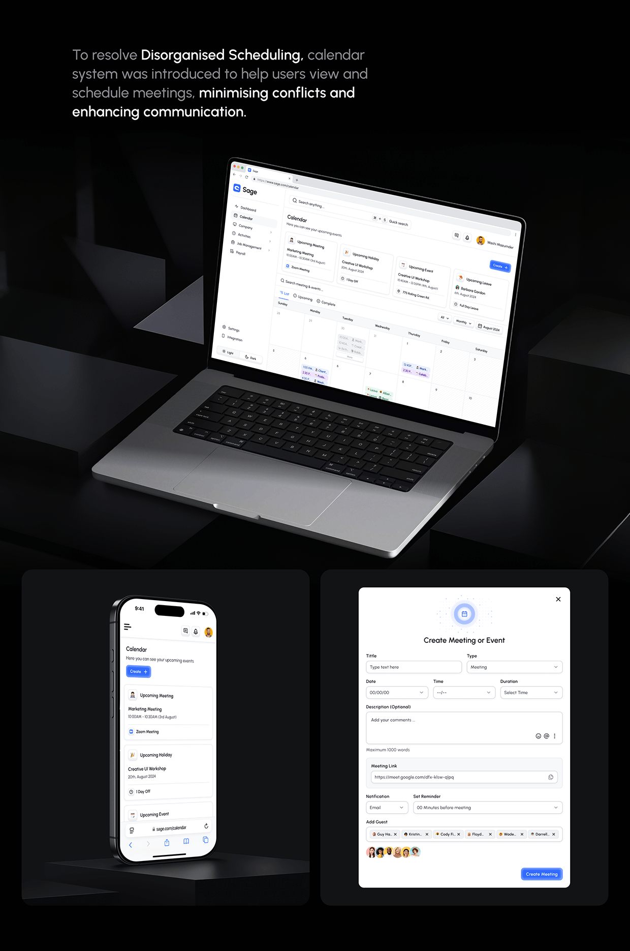 Sage HR Admin Web App (UI/UX Case Study) Image 3