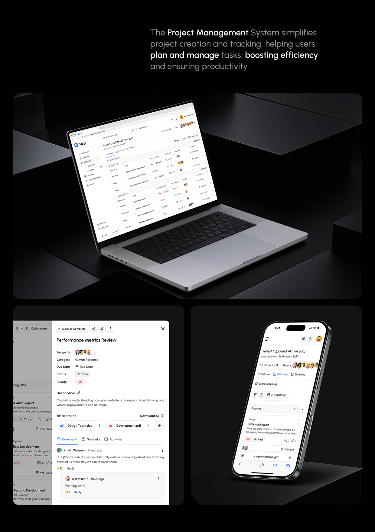 Sage HR Admin Web App (UI/UX Case Study) Image 4