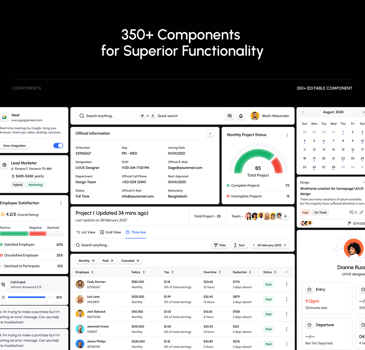 Sage HR Admin Web App (UI/UX Case Study) Image 7