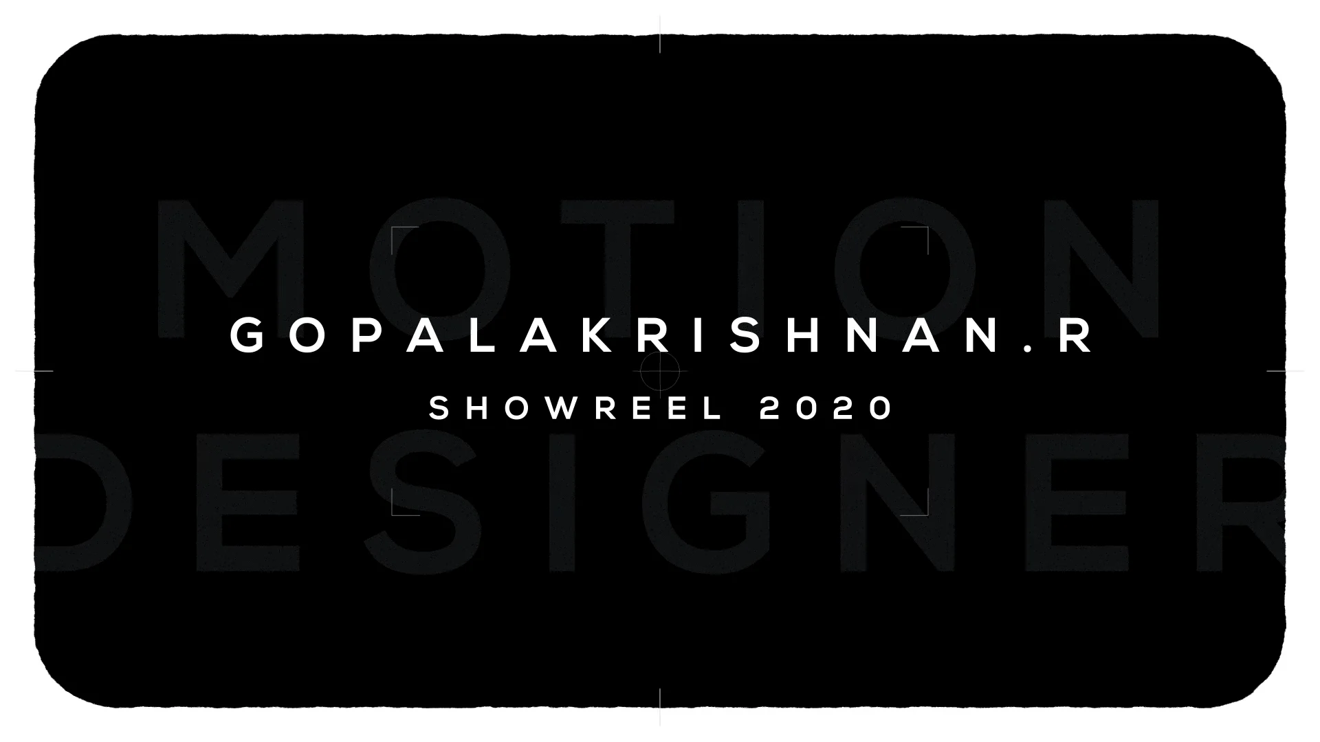 Motion Graphics Showreel - 2020