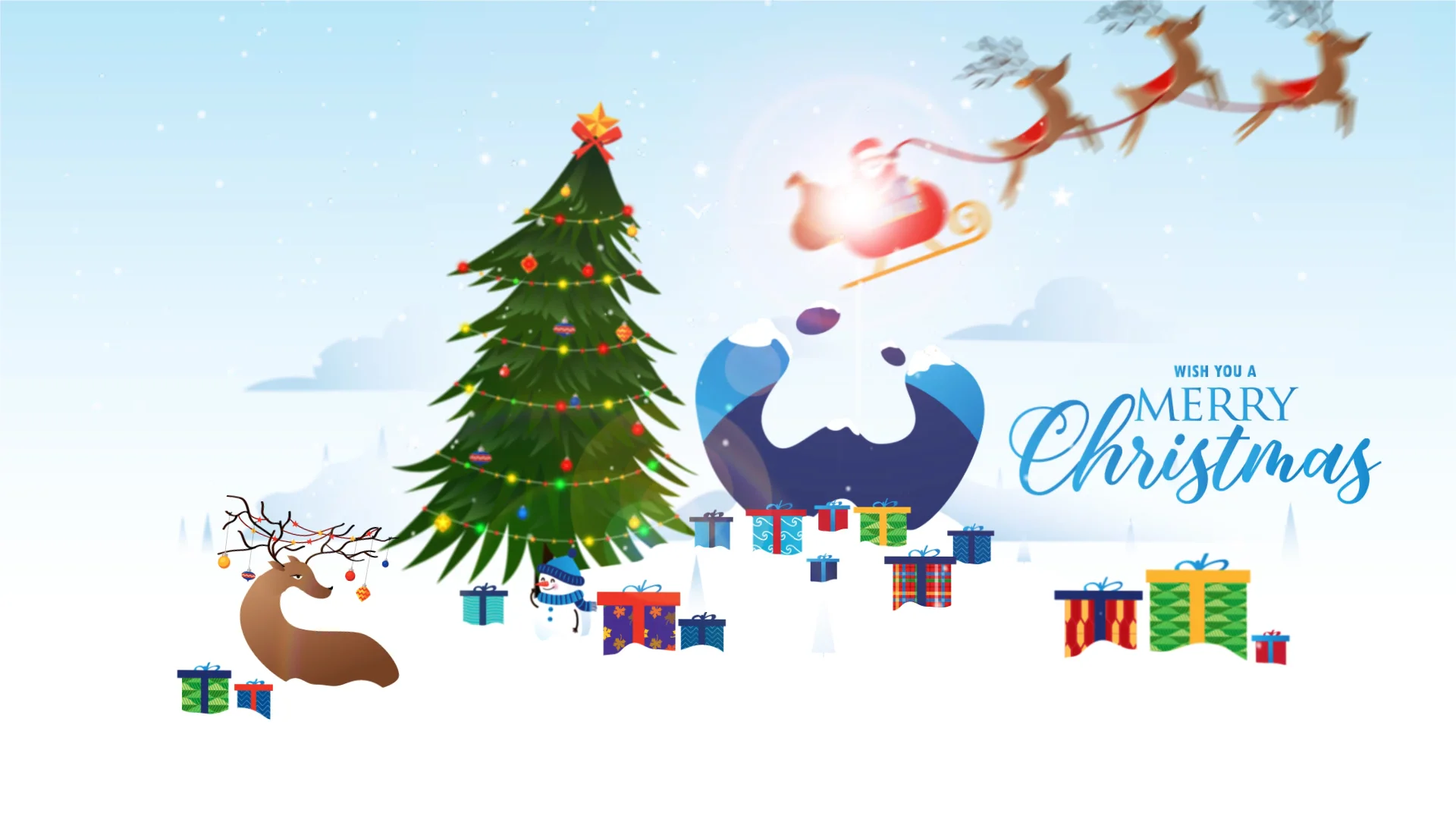 Christmas Wishes Video Animation