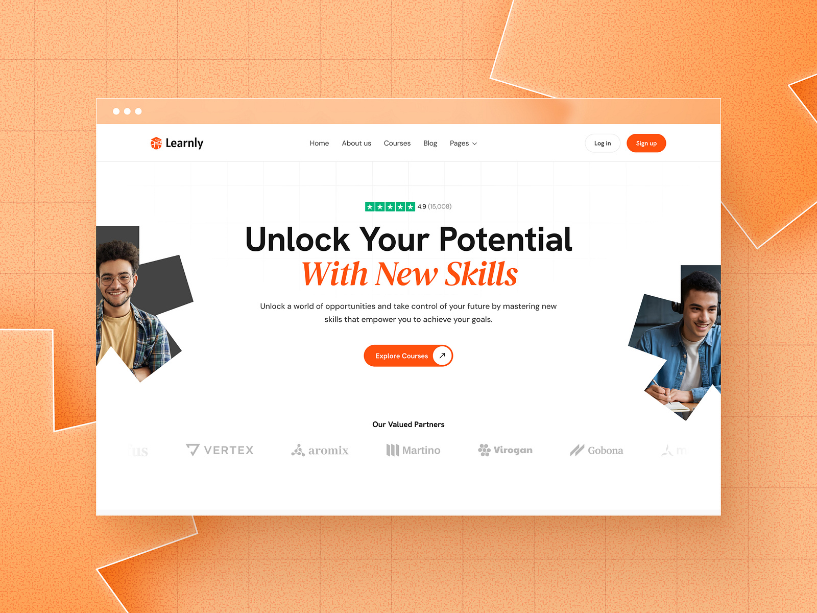E-learning Website Design β Modern UI/UX for Online Education by Ui Mile