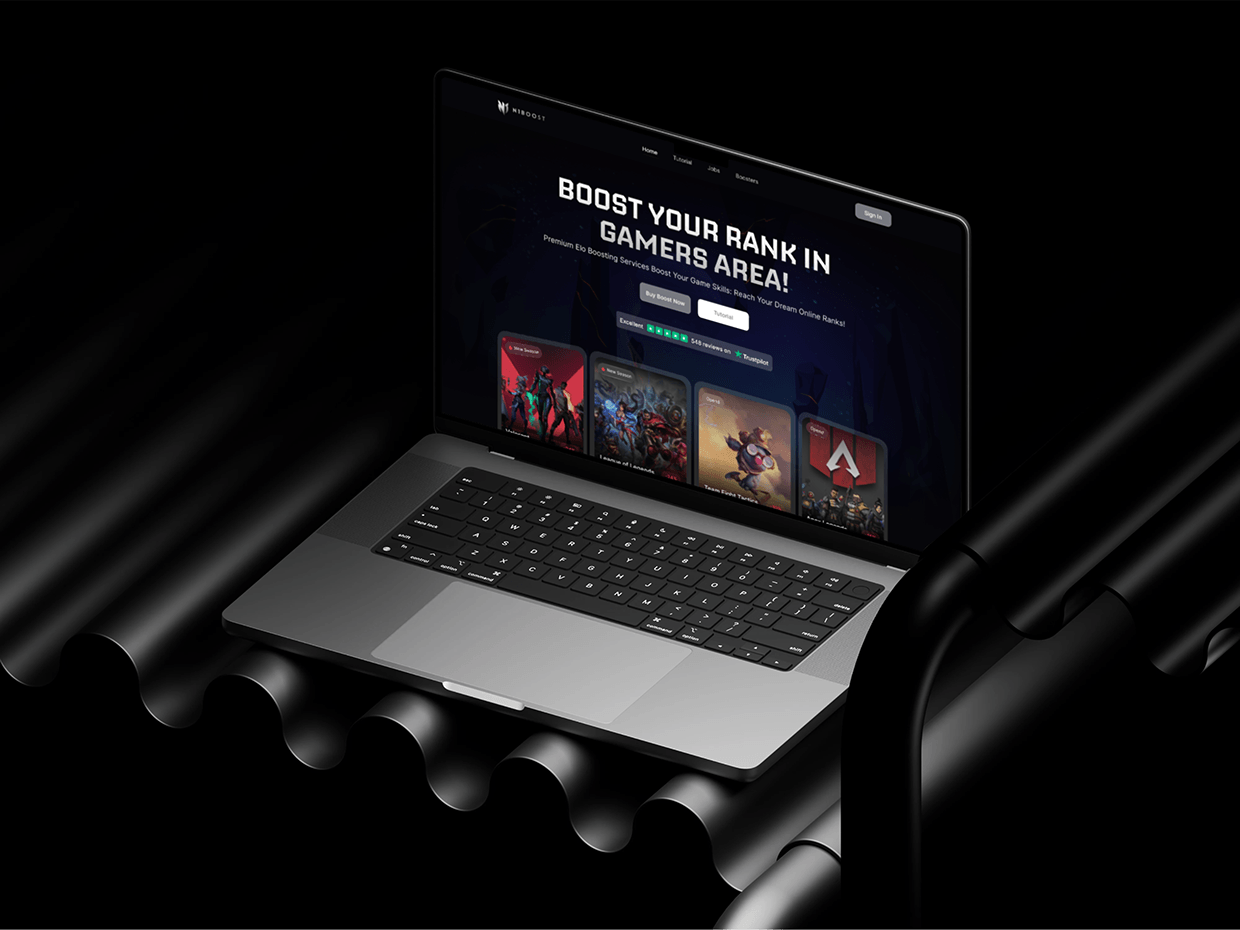 NFT Gaming Website Design UX Case Study Image 0