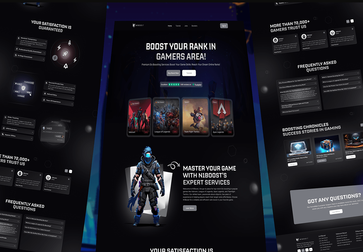NFT Gaming Website Design UX Case Study Image 14