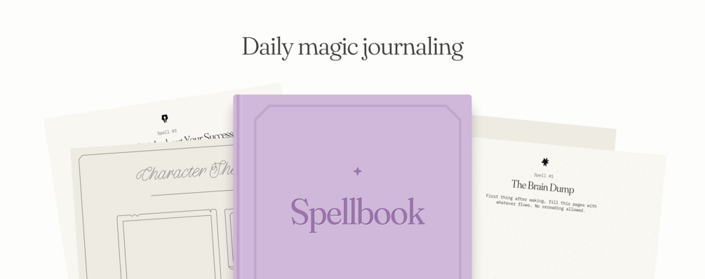 Spellbook - Creative Prompt Journal (Printable)