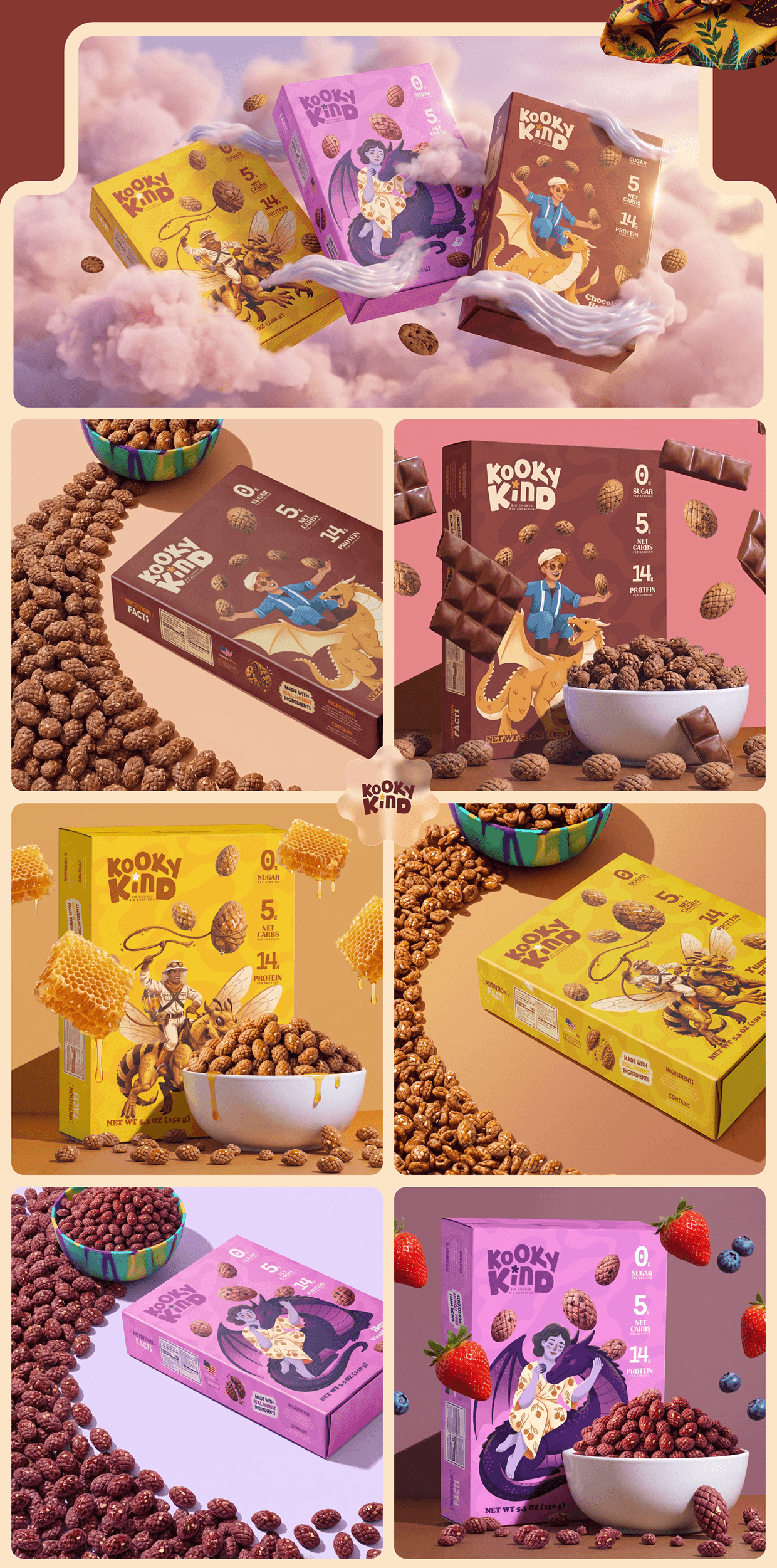 KOOKY KIND — Soft-Baked Cookie Packaging Design Image 0