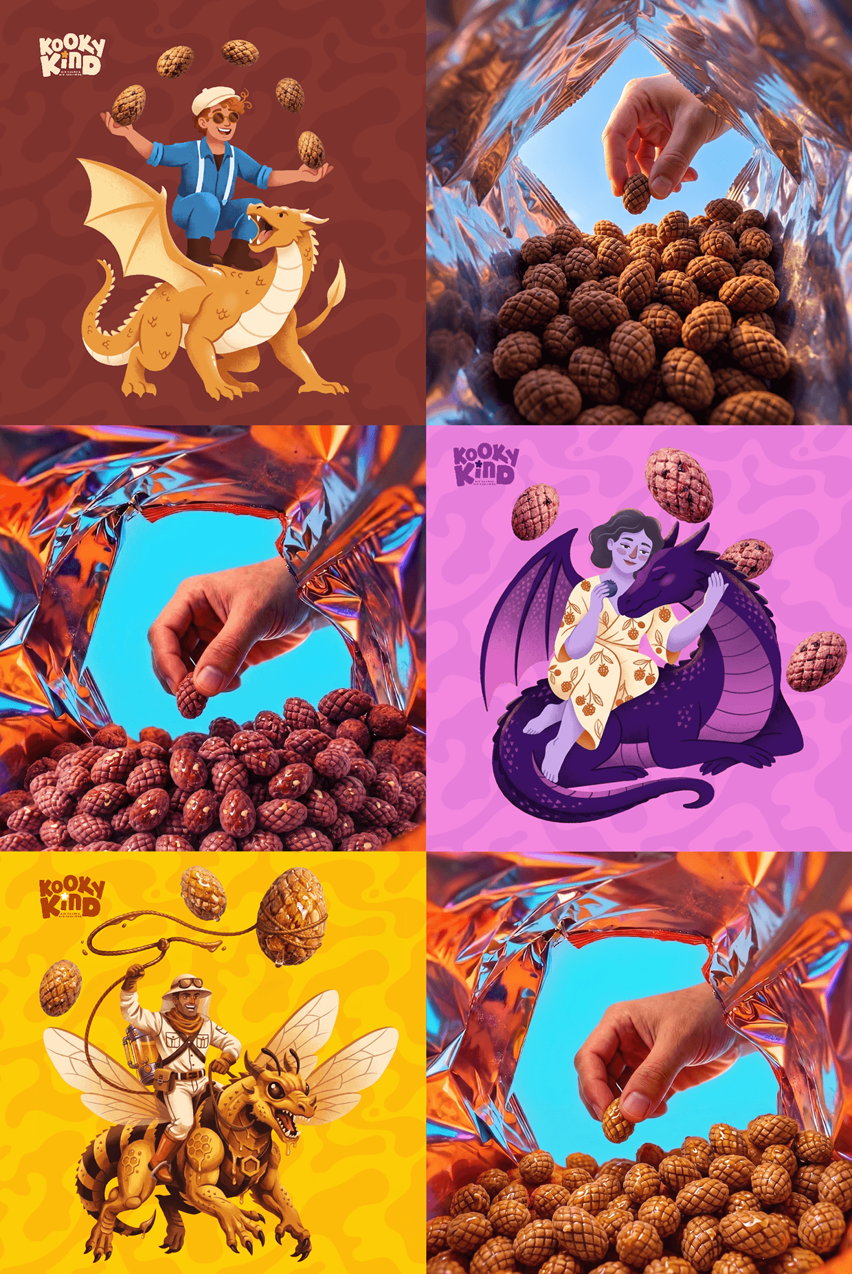 KOOKY KIND — Soft-Baked Cookie Packaging Design Image 2