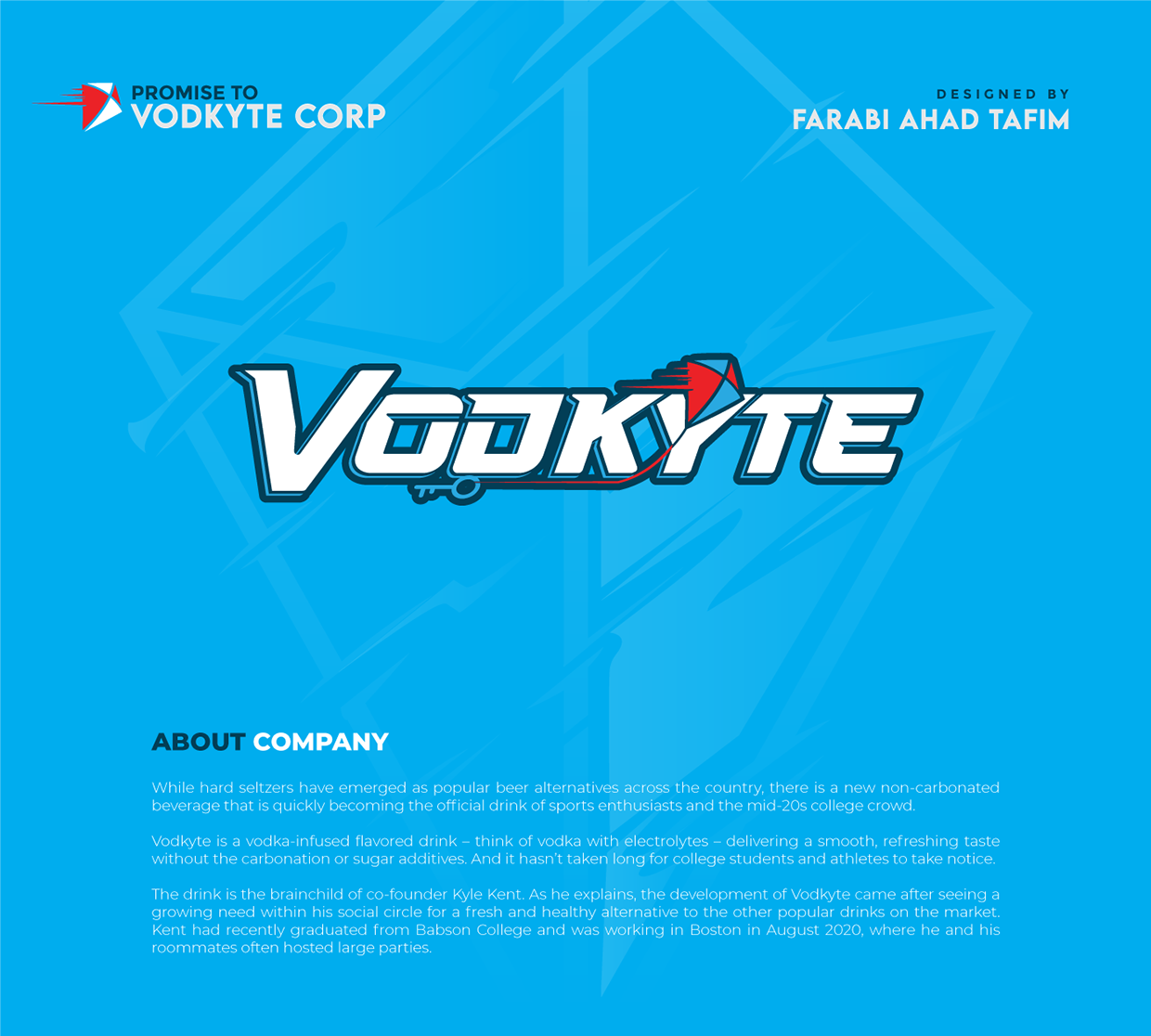 Vodkyte - Vodka Can Packaging Design