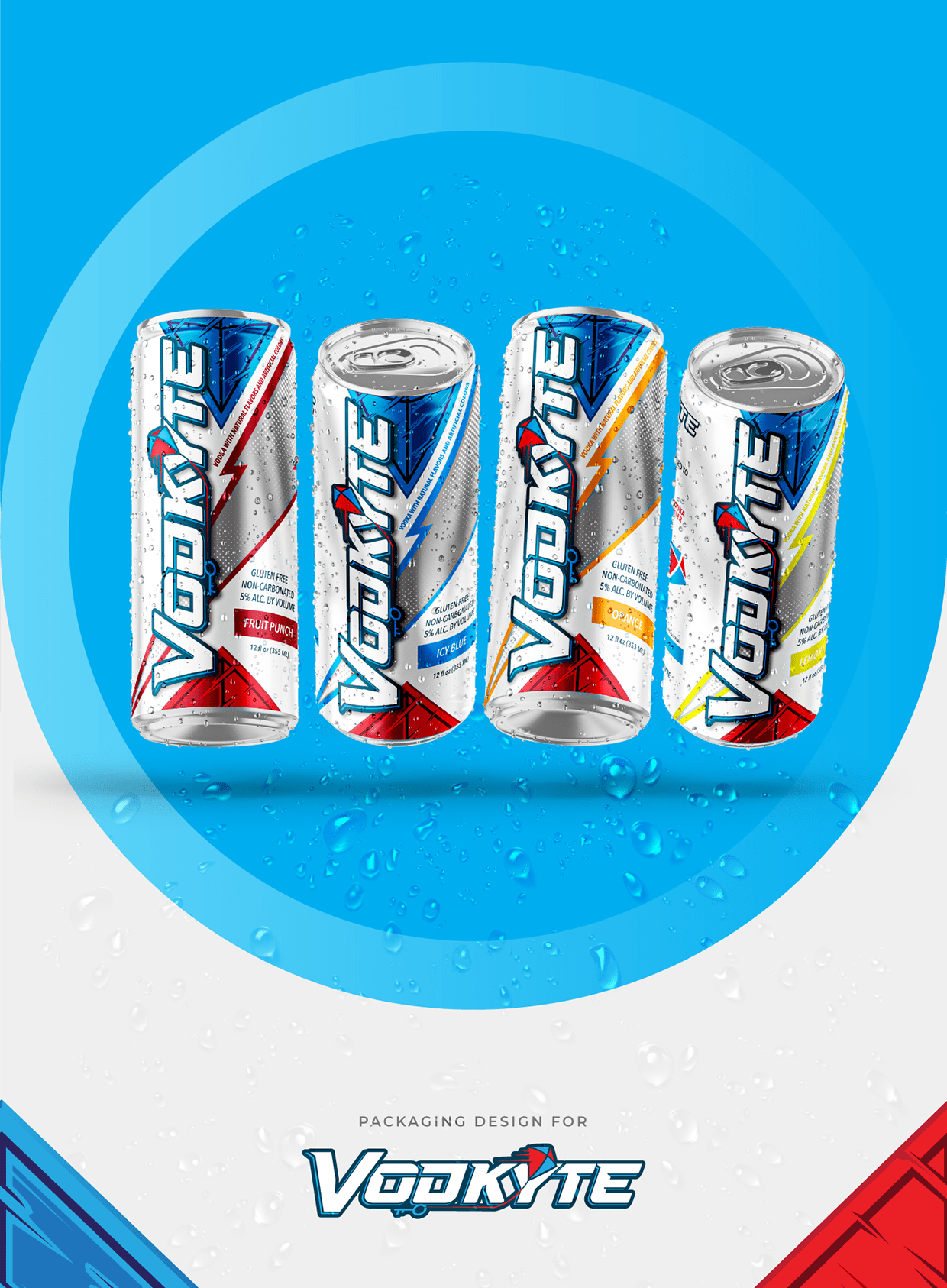 Vodkyte - Vodka Can Packaging Design Image 0