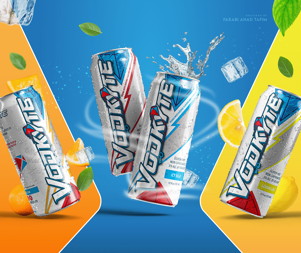 Vodkyte - Vodka Can Packaging Design Image 2