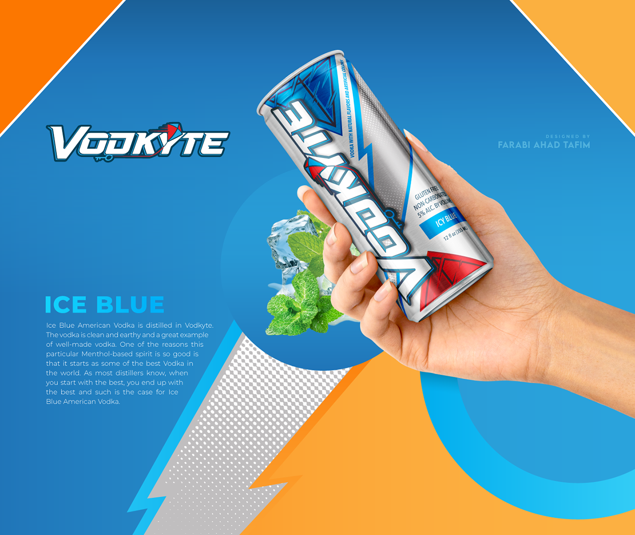 Vodkyte - Vodka Can Packaging Design Image 3