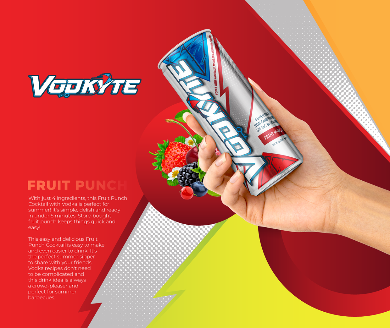 Vodkyte - Vodka Can Packaging Design Image 5