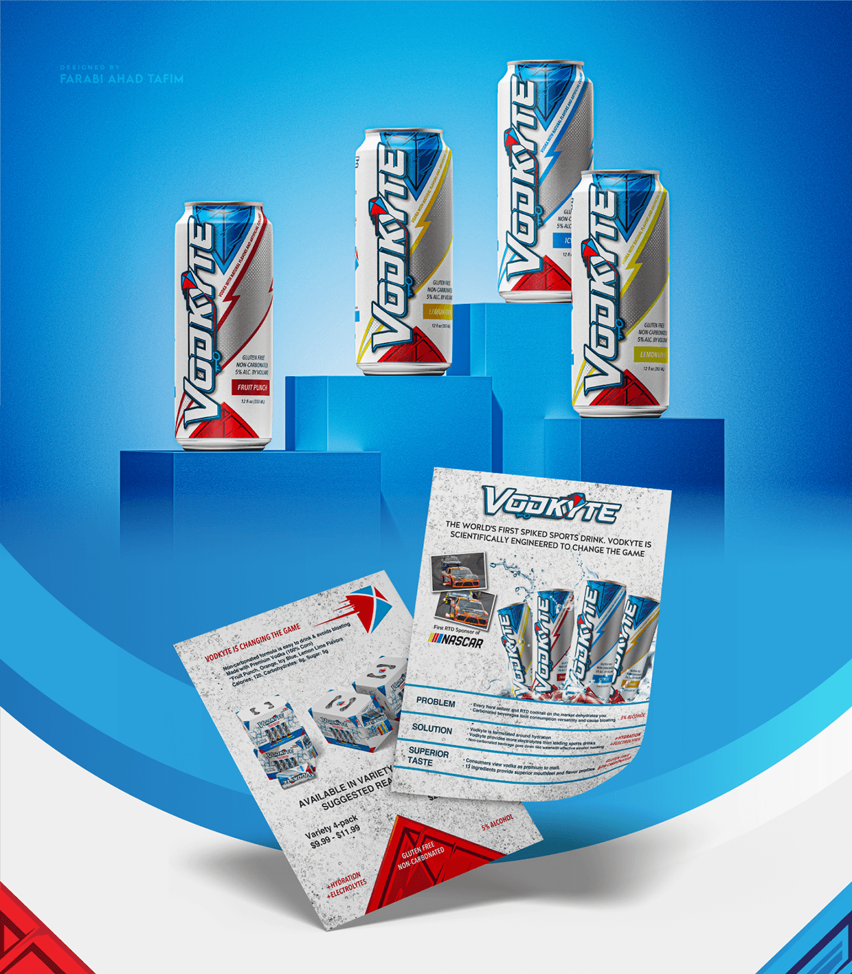Vodkyte - Vodka Can Packaging Design Image 9