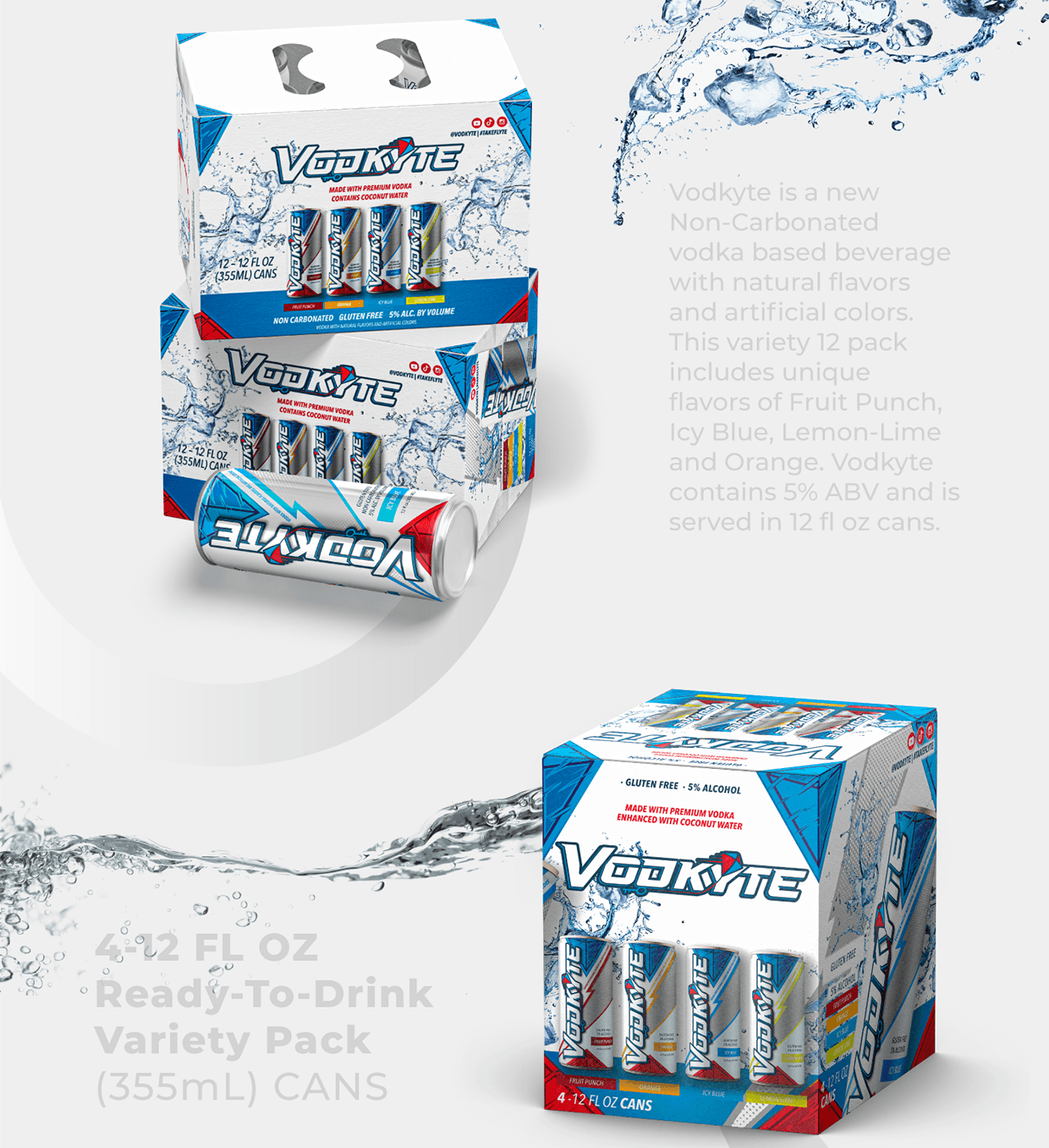 Vodkyte - Vodka Can Packaging Design Image 11